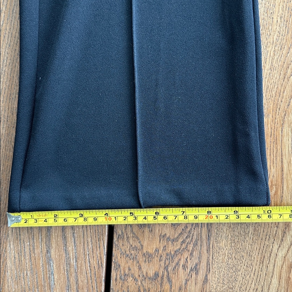 MNG Black Pants Center Detail Elastic Waist Wide Leg Workcore Whimsigoth Classic - Picture 13 of 13